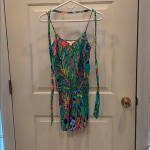 Lilly Pulitzer Deanna Romper Hot Spot. Size XS